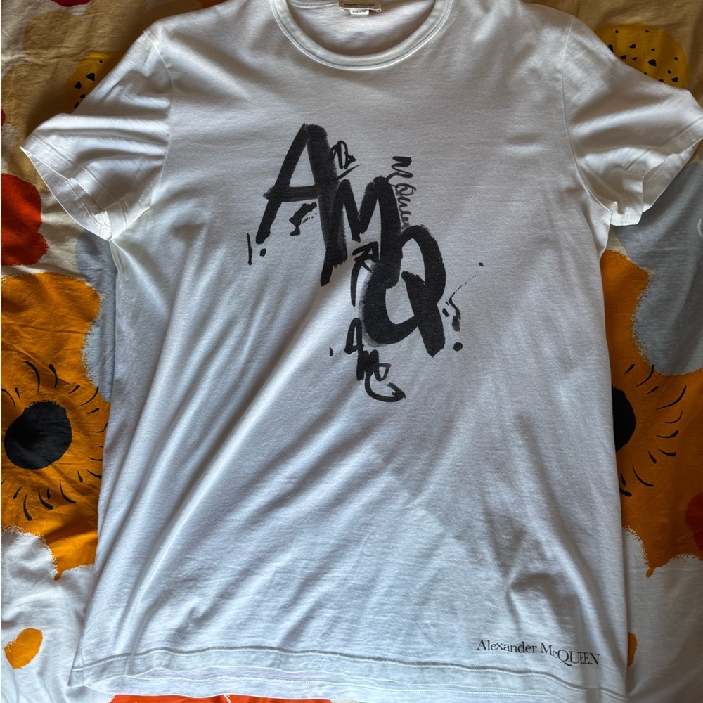 Alexander McQueen White Short Sleeve Tee